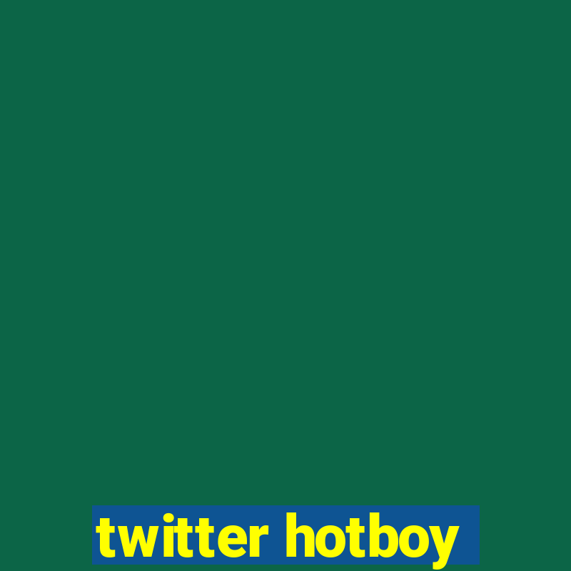 twitter hotboy